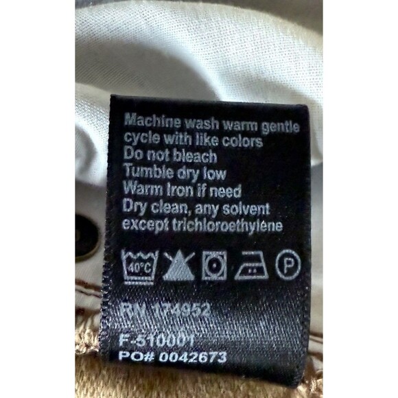 Flint and Tinder Whiskey Brown Huckberry Slim Fit 5 Pocket Pants Mens Sz 32 X 32 - Picture 10 of 11